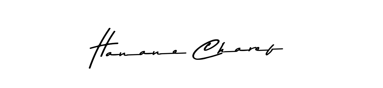 Use a signature maker to create a handwritten signature online. With this signature software, you can design (Asem Kandis PERSONAL USE) your own signature for name Hanane Charef. Hanane Charef signature style 9 images and pictures png