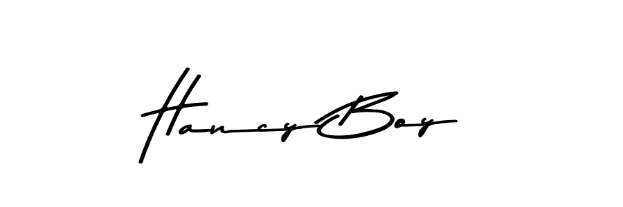 It looks lik you need a new signature style for name Hancy Boy. Design unique handwritten (Asem Kandis PERSONAL USE) signature with our free signature maker in just a few clicks. Hancy Boy signature style 9 images and pictures png