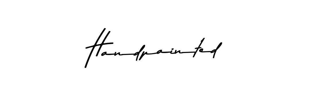 Design your own signature with our free online signature maker. With this signature software, you can create a handwritten (Asem Kandis PERSONAL USE) signature for name Handpainted. Handpainted signature style 9 images and pictures png