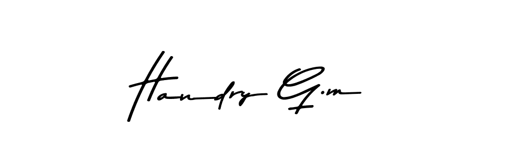 Make a beautiful signature design for name Handry G.m. Use this online signature maker to create a handwritten signature for free. Handry G.m signature style 9 images and pictures png