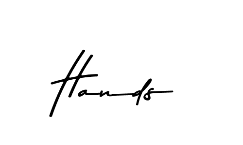 Use a signature maker to create a handwritten signature online. With this signature software, you can design (Asem Kandis PERSONAL USE) your own signature for name Hands. Hands signature style 9 images and pictures png