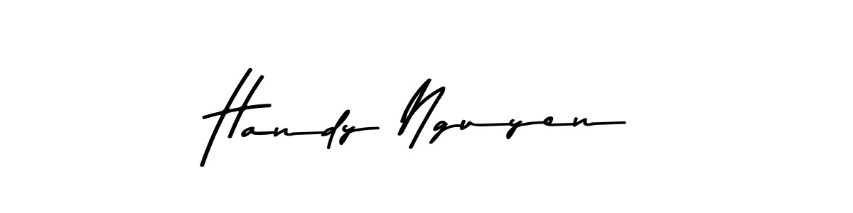 Make a beautiful signature design for name Handy Nguyen. Use this online signature maker to create a handwritten signature for free. Handy Nguyen signature style 9 images and pictures png