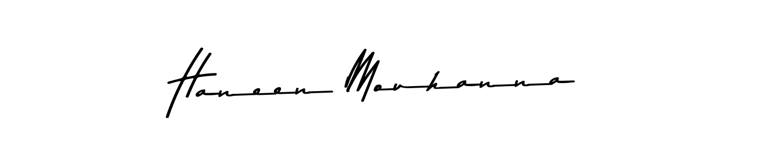 Here are the top 10 professional signature styles for the name Haneen Mouhanna. These are the best autograph styles you can use for your name. Haneen Mouhanna signature style 9 images and pictures png