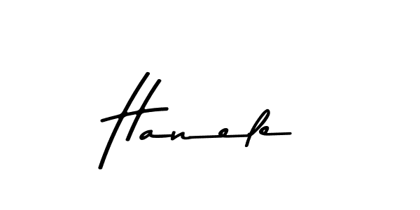 Make a beautiful signature design for name Hanele. With this signature (Asem Kandis PERSONAL USE) style, you can create a handwritten signature for free. Hanele signature style 9 images and pictures png