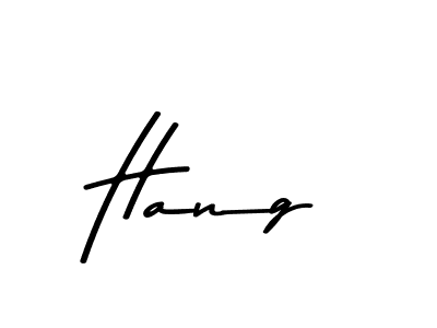 Use a signature maker to create a handwritten signature online. With this signature software, you can design (Asem Kandis PERSONAL USE) your own signature for name Hang. Hang signature style 9 images and pictures png