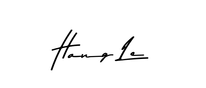 Design your own signature with our free online signature maker. With this signature software, you can create a handwritten (Asem Kandis PERSONAL USE) signature for name Hang Le. Hang Le signature style 9 images and pictures png