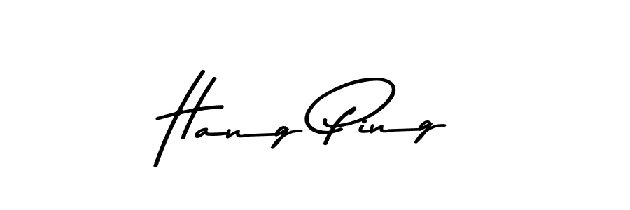 Hang Ping stylish signature style. Best Handwritten Sign (Asem Kandis PERSONAL USE) for my name. Handwritten Signature Collection Ideas for my name Hang Ping. Hang Ping signature style 9 images and pictures png