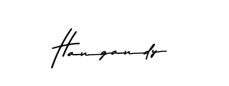 This is the best signature style for the Hangandy name. Also you like these signature font (Asem Kandis PERSONAL USE). Mix name signature. Hangandy signature style 9 images and pictures png