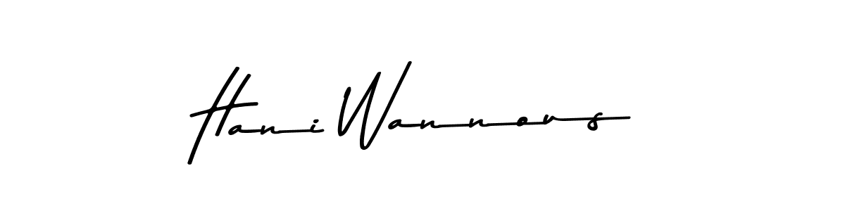 How to make Hani Wannous signature? Asem Kandis PERSONAL USE is a professional autograph style. Create handwritten signature for Hani Wannous name. Hani Wannous signature style 9 images and pictures png