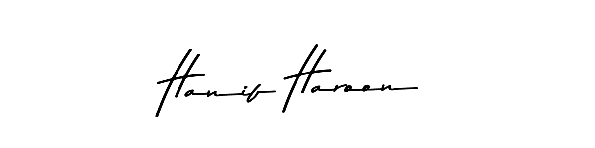 Similarly Asem Kandis PERSONAL USE is the best handwritten signature design. Signature creator online .You can use it as an online autograph creator for name Hanif Haroon. Hanif Haroon signature style 9 images and pictures png