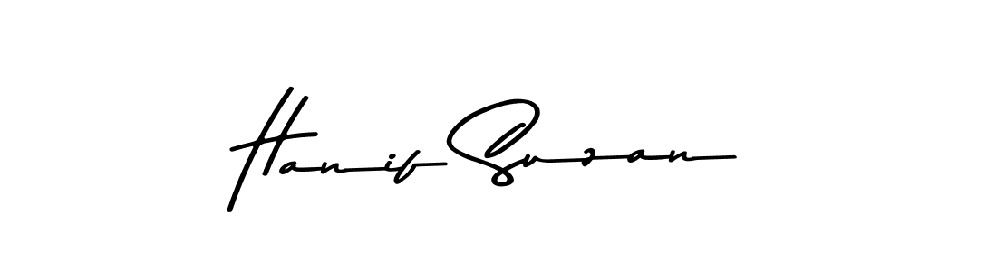 Use a signature maker to create a handwritten signature online. With this signature software, you can design (Asem Kandis PERSONAL USE) your own signature for name Hanif Suzan. Hanif Suzan signature style 9 images and pictures png