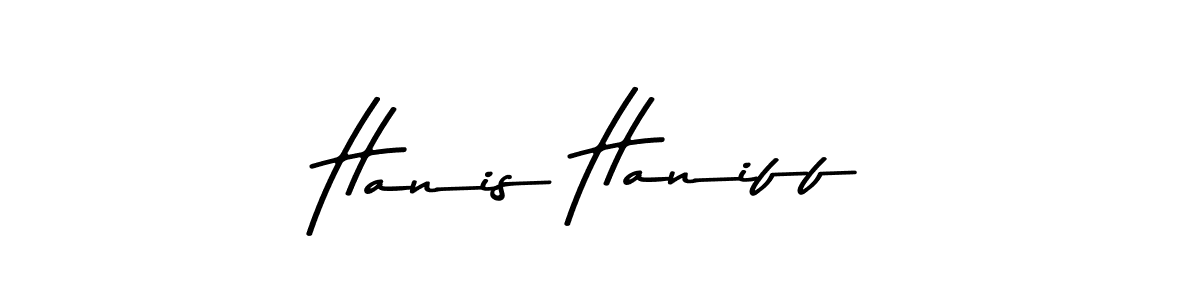 Also You can easily find your signature by using the search form. We will create Hanis Haniff name handwritten signature images for you free of cost using Asem Kandis PERSONAL USE sign style. Hanis Haniff signature style 9 images and pictures png