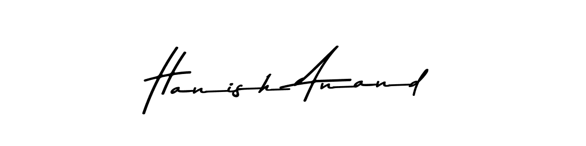 How to make Hanish Anand signature? Asem Kandis PERSONAL USE is a professional autograph style. Create handwritten signature for Hanish Anand name. Hanish Anand signature style 9 images and pictures png