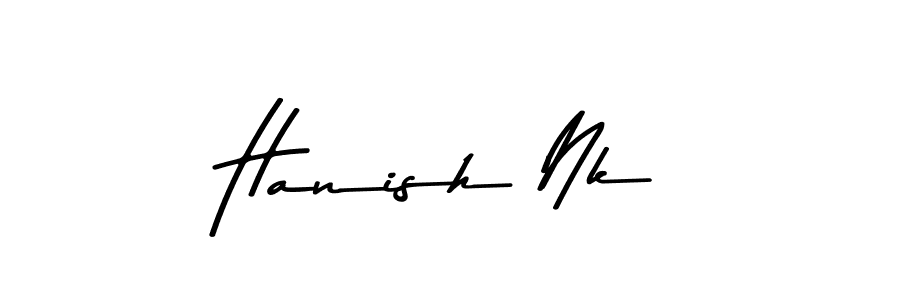 Here are the top 10 professional signature styles for the name Hanish Nk. These are the best autograph styles you can use for your name. Hanish Nk signature style 9 images and pictures png
