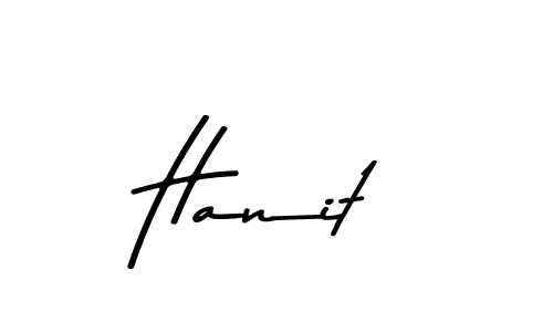 Similarly Asem Kandis PERSONAL USE is the best handwritten signature design. Signature creator online .You can use it as an online autograph creator for name Hanit. Hanit signature style 9 images and pictures png