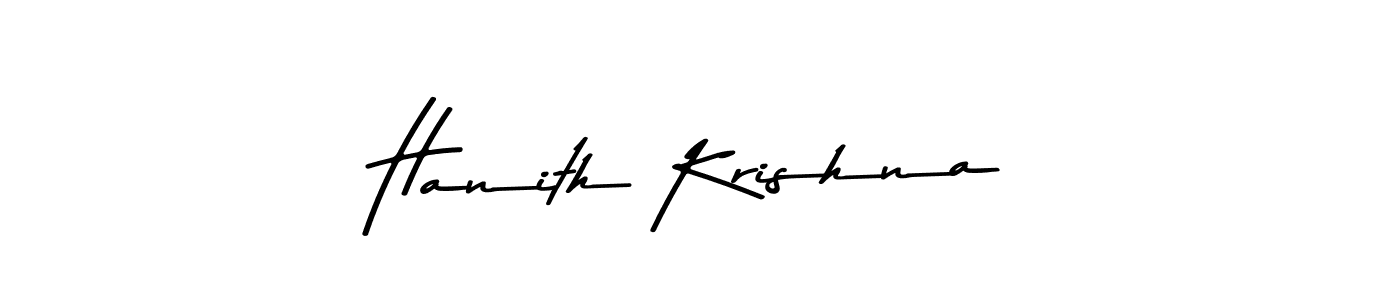 Asem Kandis PERSONAL USE is a professional signature style that is perfect for those who want to add a touch of class to their signature. It is also a great choice for those who want to make their signature more unique. Get Hanith Krishna name to fancy signature for free. Hanith Krishna signature style 9 images and pictures png
