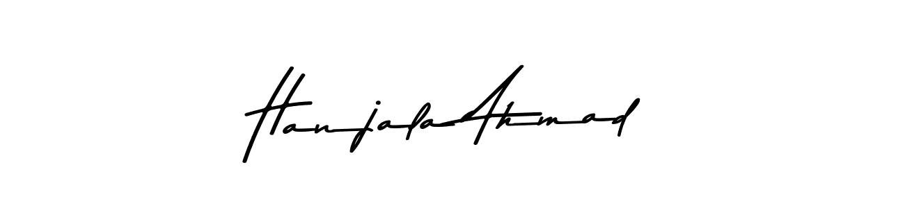 You can use this online signature creator to create a handwritten signature for the name Hanjala Ahmad. This is the best online autograph maker. Hanjala Ahmad signature style 9 images and pictures png