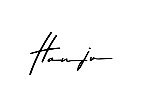 Design your own signature with our free online signature maker. With this signature software, you can create a handwritten (Asem Kandis PERSONAL USE) signature for name Hanju. Hanju signature style 9 images and pictures png