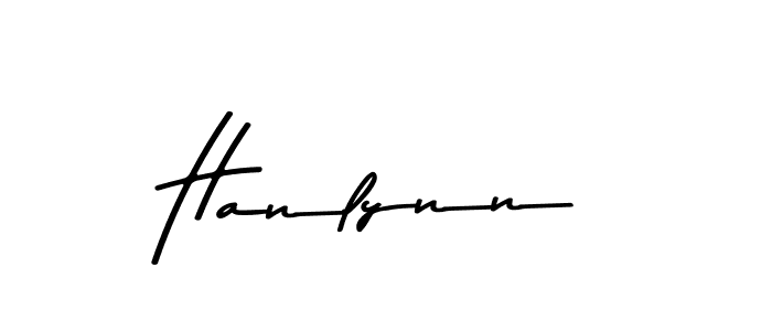 Make a beautiful signature design for name Hanlynn. With this signature (Asem Kandis PERSONAL USE) style, you can create a handwritten signature for free. Hanlynn signature style 9 images and pictures png