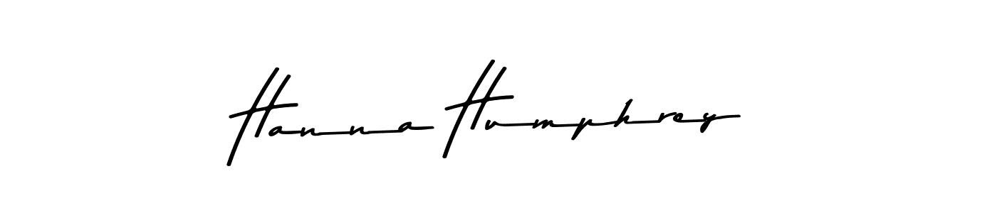 Design your own signature with our free online signature maker. With this signature software, you can create a handwritten (Asem Kandis PERSONAL USE) signature for name Hanna Humphrey. Hanna Humphrey signature style 9 images and pictures png