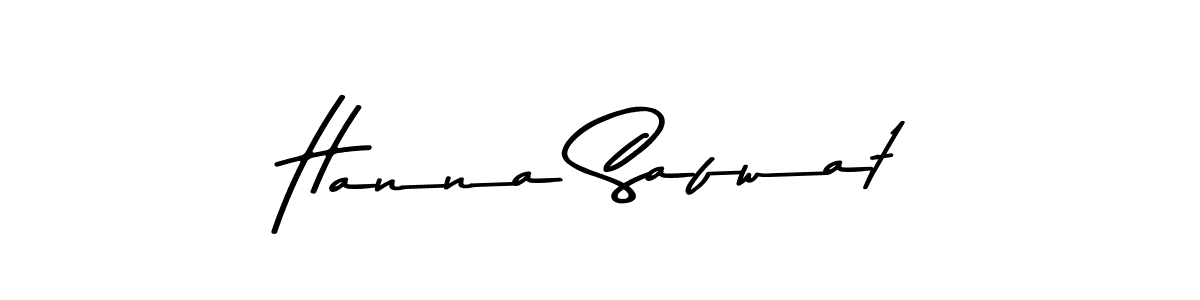 Hanna Safwat stylish signature style. Best Handwritten Sign (Asem Kandis PERSONAL USE) for my name. Handwritten Signature Collection Ideas for my name Hanna Safwat. Hanna Safwat signature style 9 images and pictures png