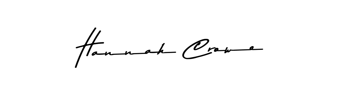 Use a signature maker to create a handwritten signature online. With this signature software, you can design (Asem Kandis PERSONAL USE) your own signature for name Hannah Crowe. Hannah Crowe signature style 9 images and pictures png