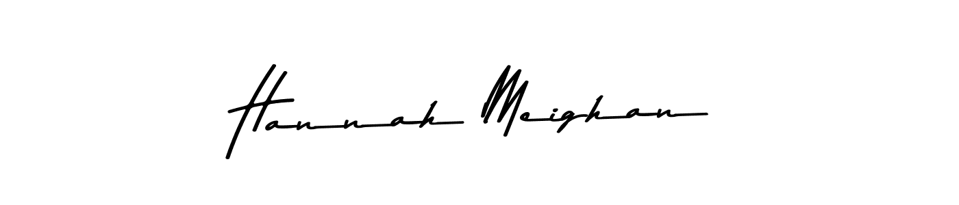 Use a signature maker to create a handwritten signature online. With this signature software, you can design (Asem Kandis PERSONAL USE) your own signature for name Hannah Meighan. Hannah Meighan signature style 9 images and pictures png