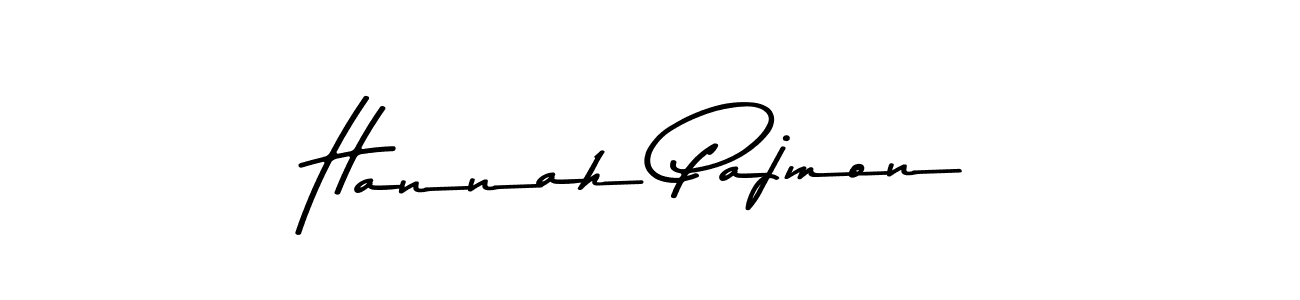 Check out images of Autograph of Hannah Pajmon name. Actor Hannah Pajmon Signature Style. Asem Kandis PERSONAL USE is a professional sign style online. Hannah Pajmon signature style 9 images and pictures png