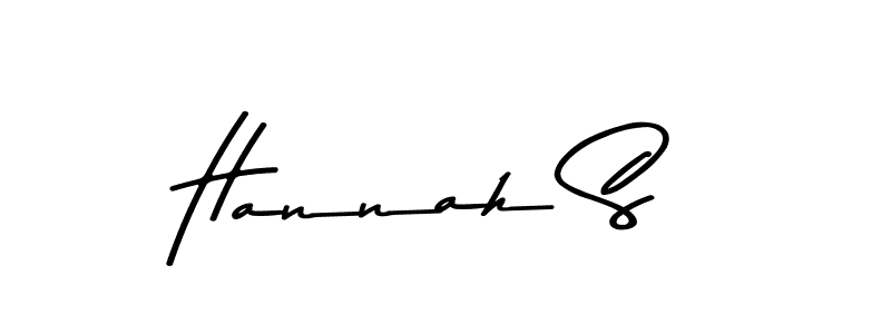 You should practise on your own different ways (Asem Kandis PERSONAL USE) to write your name (Hannah S) in signature. don't let someone else do it for you. Hannah S signature style 9 images and pictures png