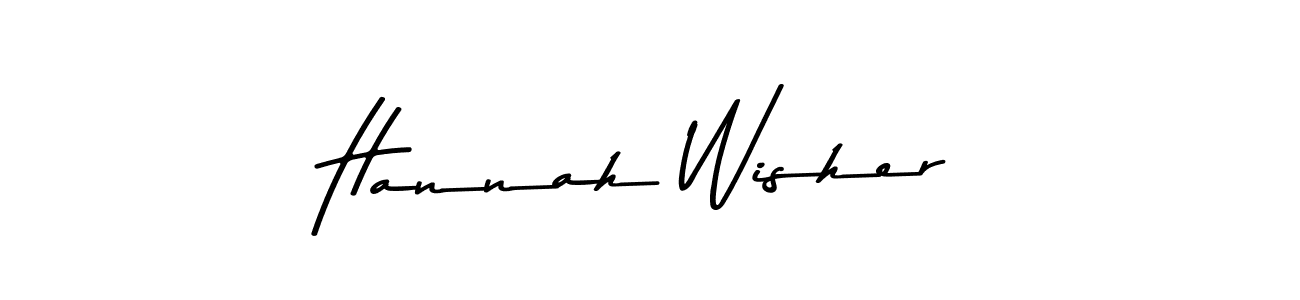 Make a beautiful signature design for name Hannah Wisher. Use this online signature maker to create a handwritten signature for free. Hannah Wisher signature style 9 images and pictures png