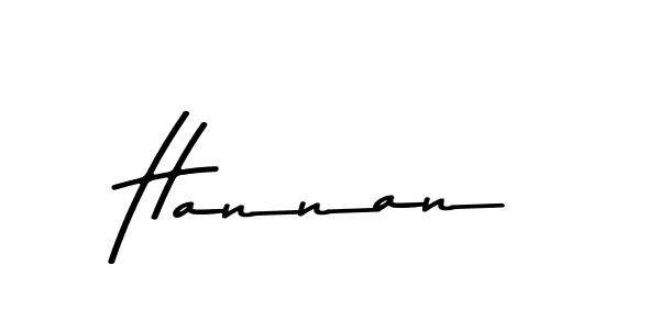 Design your own signature with our free online signature maker. With this signature software, you can create a handwritten (Asem Kandis PERSONAL USE) signature for name Hannan. Hannan signature style 9 images and pictures png