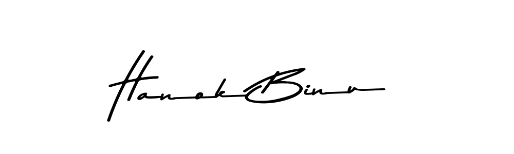 The best way (Asem Kandis PERSONAL USE) to make a short signature is to pick only two or three words in your name. The name Hanok Binu include a total of six letters. For converting this name. Hanok Binu signature style 9 images and pictures png