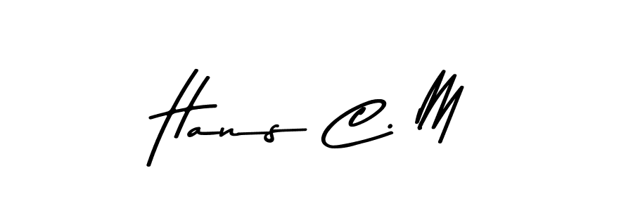 Hans C. M stylish signature style. Best Handwritten Sign (Asem Kandis PERSONAL USE) for my name. Handwritten Signature Collection Ideas for my name Hans C. M. Hans C. M signature style 9 images and pictures png