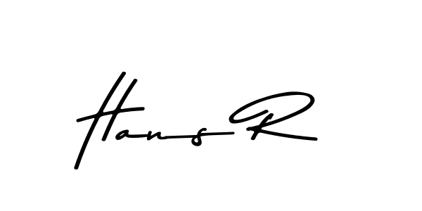 Make a beautiful signature design for name Hans R. With this signature (Asem Kandis PERSONAL USE) style, you can create a handwritten signature for free. Hans R signature style 9 images and pictures png