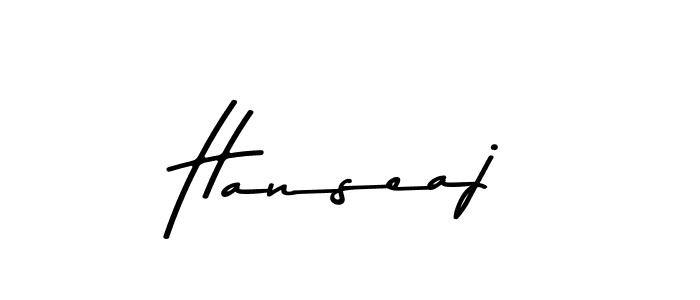 You should practise on your own different ways (Asem Kandis PERSONAL USE) to write your name (Hanseaj) in signature. don't let someone else do it for you. Hanseaj signature style 9 images and pictures png