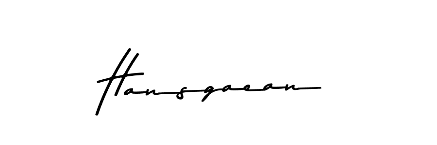 Use a signature maker to create a handwritten signature online. With this signature software, you can design (Asem Kandis PERSONAL USE) your own signature for name Hansgaean. Hansgaean signature style 9 images and pictures png