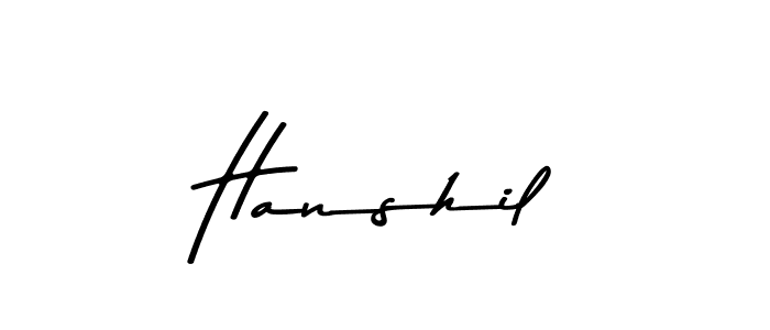 It looks lik you need a new signature style for name Hanshil. Design unique handwritten (Asem Kandis PERSONAL USE) signature with our free signature maker in just a few clicks. Hanshil signature style 9 images and pictures png