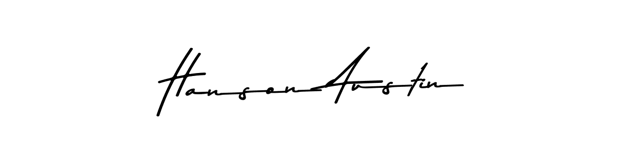 Also You can easily find your signature by using the search form. We will create Hanson Austin name handwritten signature images for you free of cost using Asem Kandis PERSONAL USE sign style. Hanson Austin signature style 9 images and pictures png