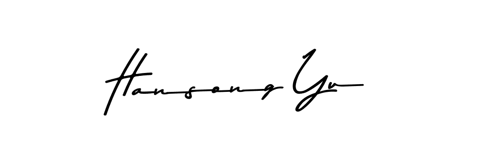 Best and Professional Signature Style for Hansong Yu. Asem Kandis PERSONAL USE Best Signature Style Collection. Hansong Yu signature style 9 images and pictures png