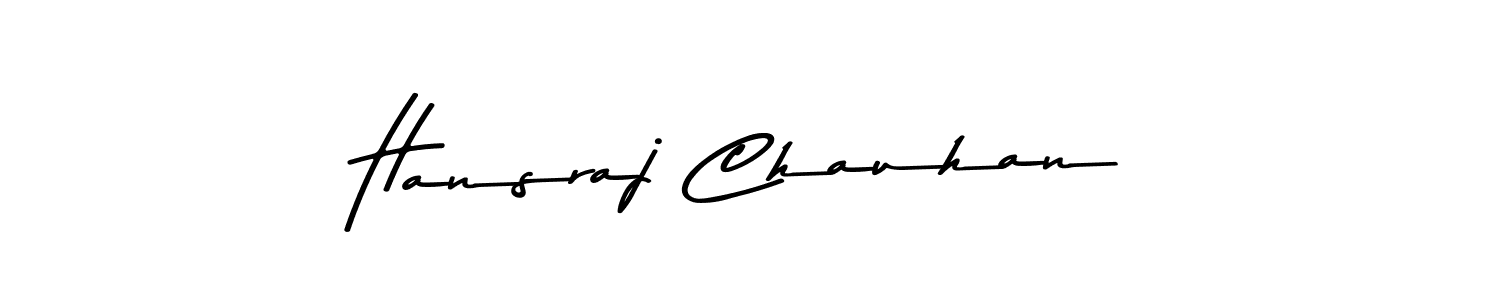 You can use this online signature creator to create a handwritten signature for the name Hansraj Chauhan. This is the best online autograph maker. Hansraj Chauhan signature style 9 images and pictures png