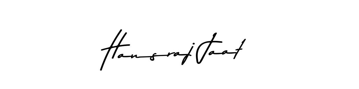 Create a beautiful signature design for name Hansraj Jaat. With this signature (Asem Kandis PERSONAL USE) fonts, you can make a handwritten signature for free. Hansraj Jaat signature style 9 images and pictures png