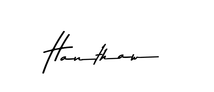 Make a beautiful signature design for name Hanthaw. Use this online signature maker to create a handwritten signature for free. Hanthaw signature style 9 images and pictures png