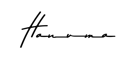 Style your name Hanuma with confidence using Asem Kandis PERSONAL USE signature design. Simple, elegant, and ready for immediate document use. Hanuma signature style 9 images and pictures png
