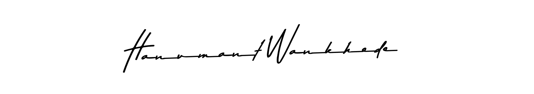 Design your own signature with our free online signature maker. With this signature software, you can create a handwritten (Asem Kandis PERSONAL USE) signature for name Hanumant Wankhede. Hanumant Wankhede signature style 9 images and pictures png