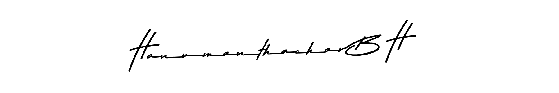 Similarly Asem Kandis PERSONAL USE is the best handwritten signature design. Signature creator online .You can use it as an online autograph creator for name Hanumanthachar B H. Hanumanthachar B H signature style 9 images and pictures png