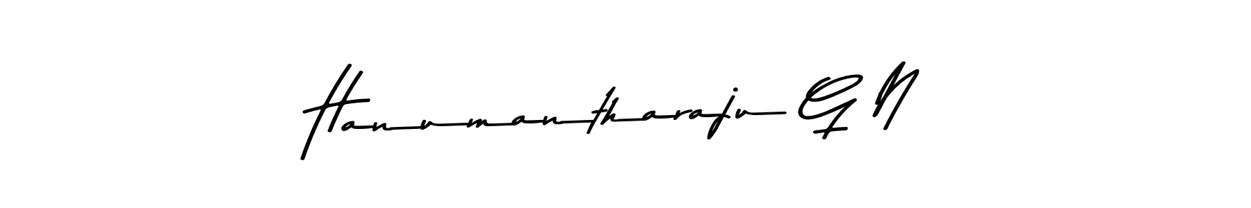 The best way (Asem Kandis PERSONAL USE) to make a short signature is to pick only two or three words in your name. The name Hanumantharaju G N include a total of six letters. For converting this name. Hanumantharaju G N signature style 9 images and pictures png