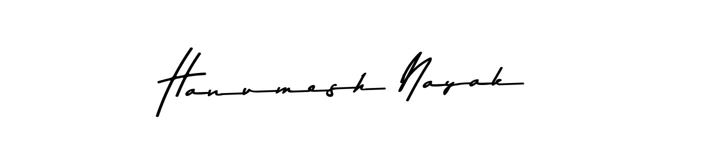 Use a signature maker to create a handwritten signature online. With this signature software, you can design (Asem Kandis PERSONAL USE) your own signature for name Hanumesh Nayak. Hanumesh Nayak signature style 9 images and pictures png