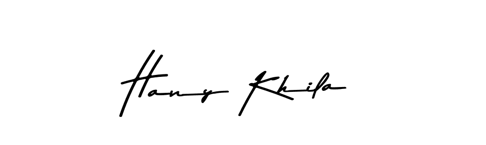 Hany Khila stylish signature style. Best Handwritten Sign (Asem Kandis PERSONAL USE) for my name. Handwritten Signature Collection Ideas for my name Hany Khila. Hany Khila signature style 9 images and pictures png