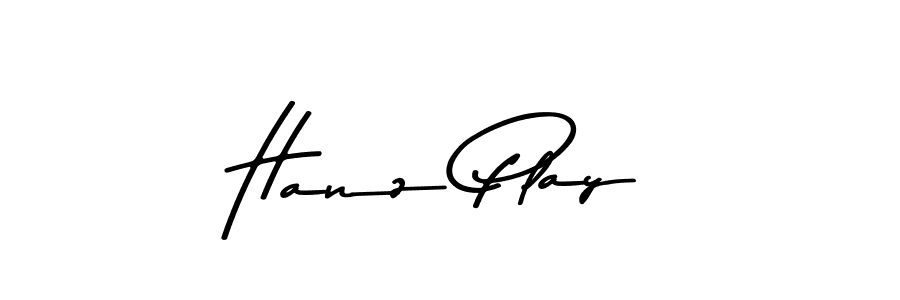 Make a beautiful signature design for name Hanz Play. With this signature (Asem Kandis PERSONAL USE) style, you can create a handwritten signature for free. Hanz Play signature style 9 images and pictures png