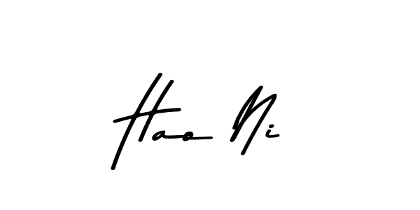 Once you've used our free online signature maker to create your best signature Asem Kandis PERSONAL USE style, it's time to enjoy all of the benefits that Hao Ni name signing documents. Hao Ni signature style 9 images and pictures png